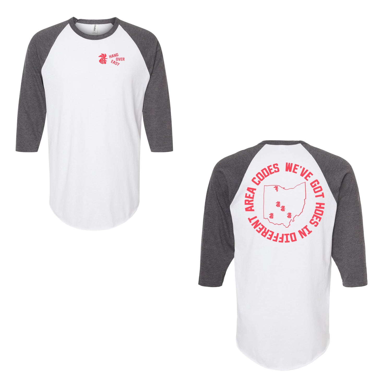 Area Codes - Hangover Easy - Soft Blend Raglan